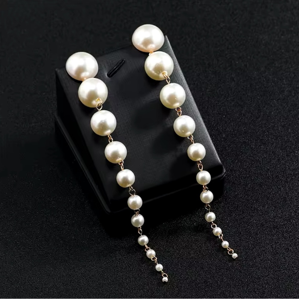 Pearl Tassel Fashion Earrings